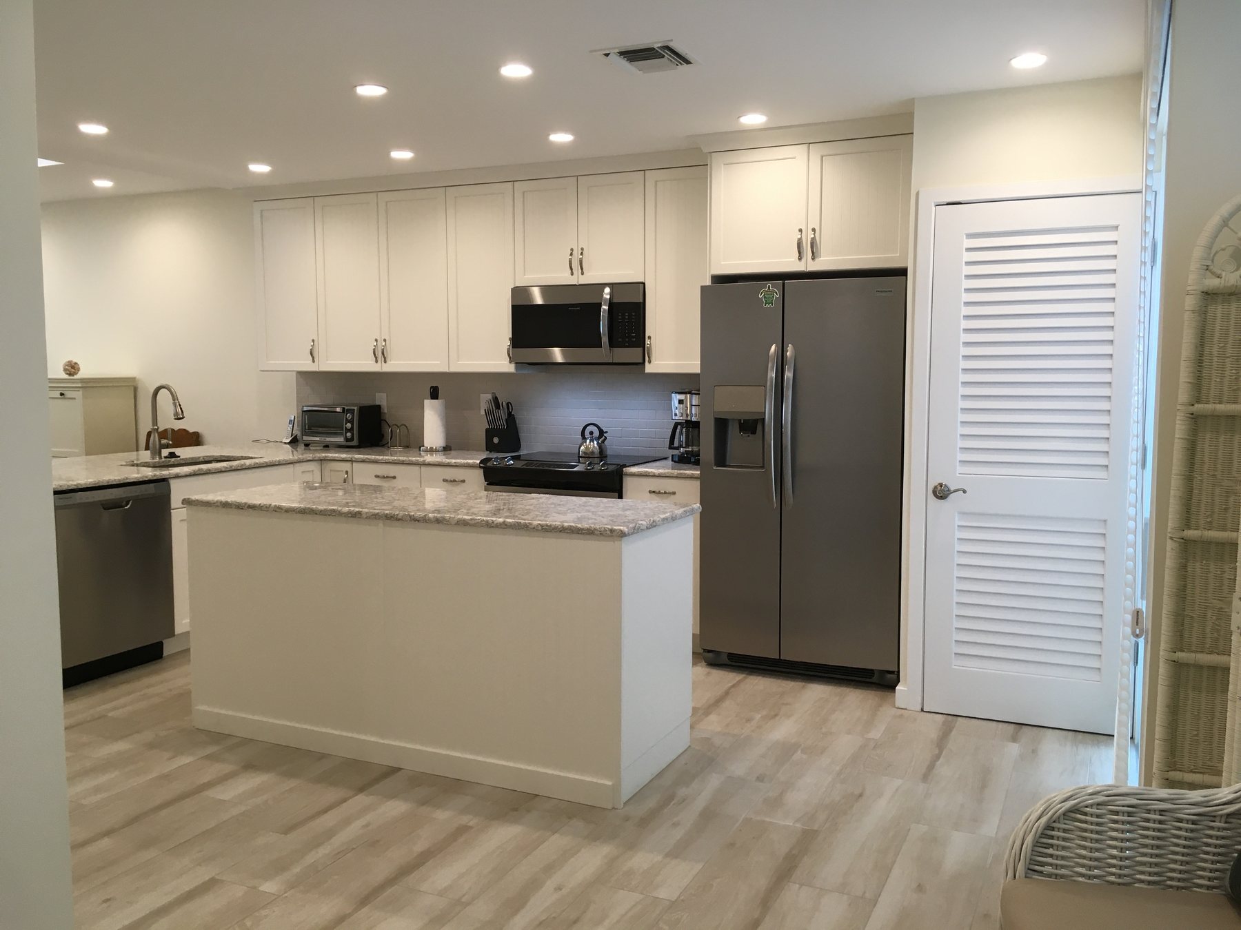 Remodeled kitchen