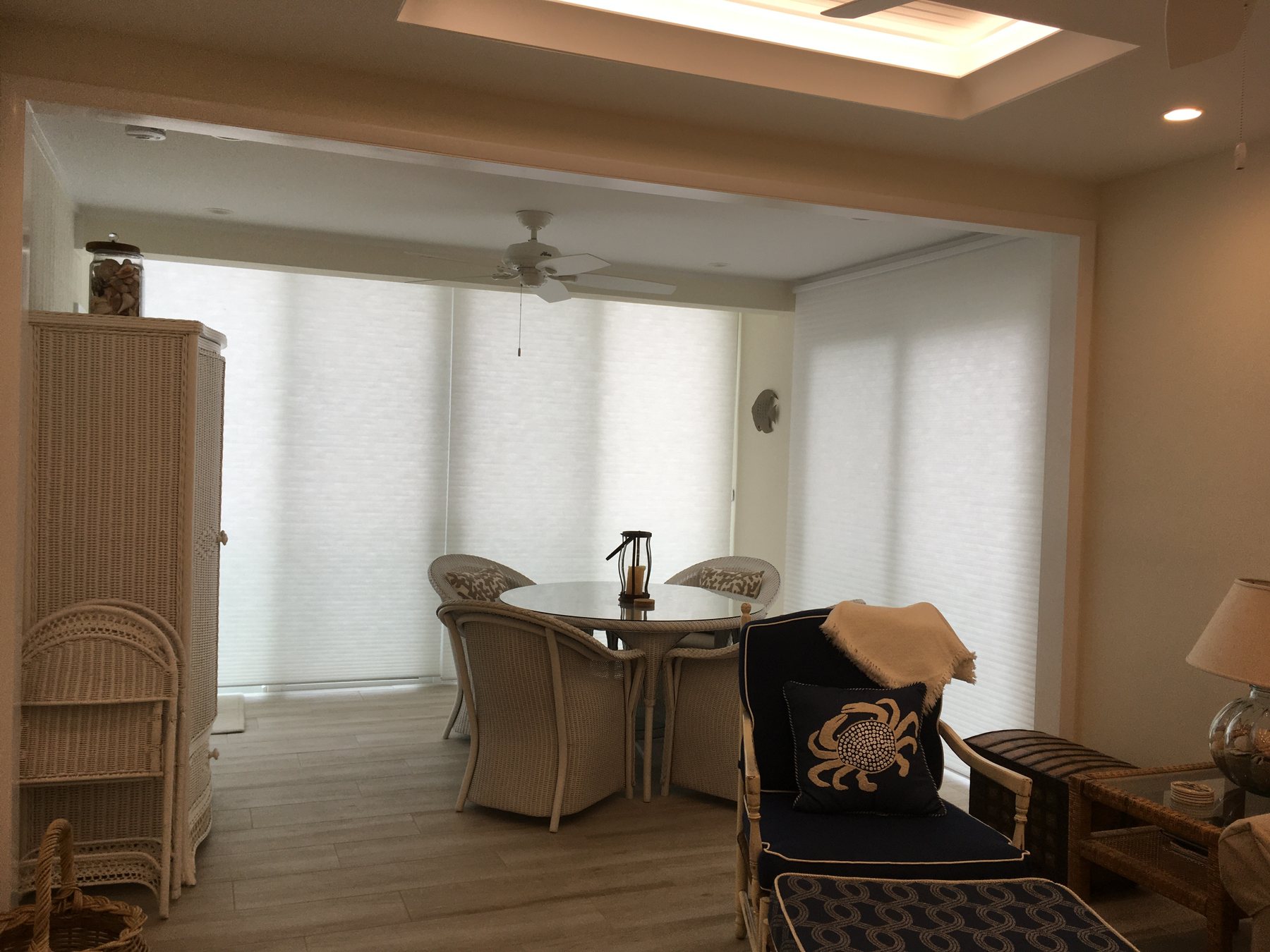 Completed coastal living room