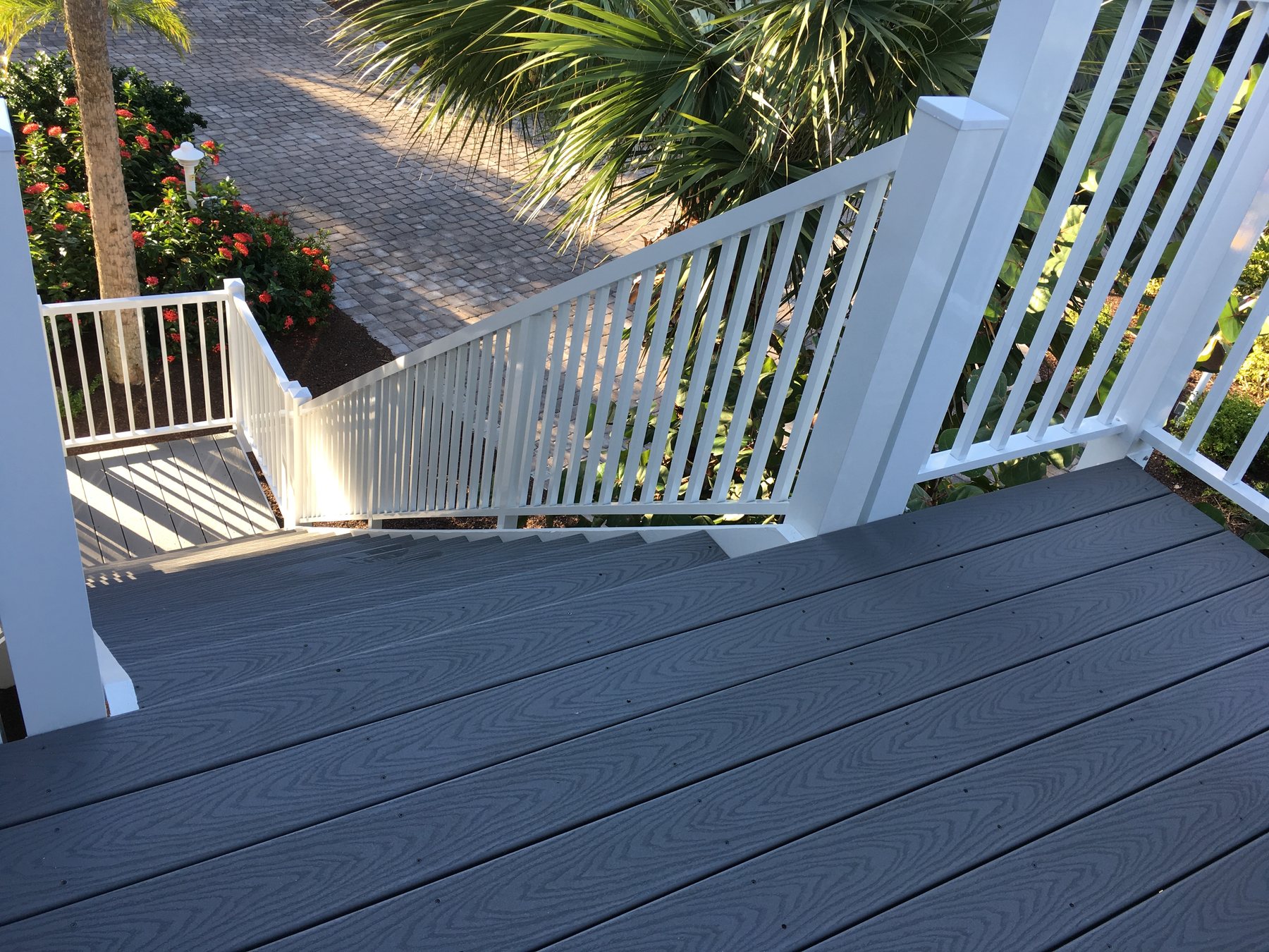 Composite deck and railing