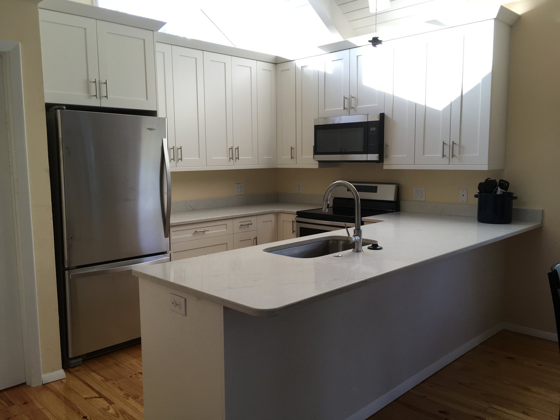 Kitchen island and counters